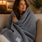 100% Organic Cotton Algarve Throw Blankets