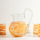 Handblown Glass Pitcher