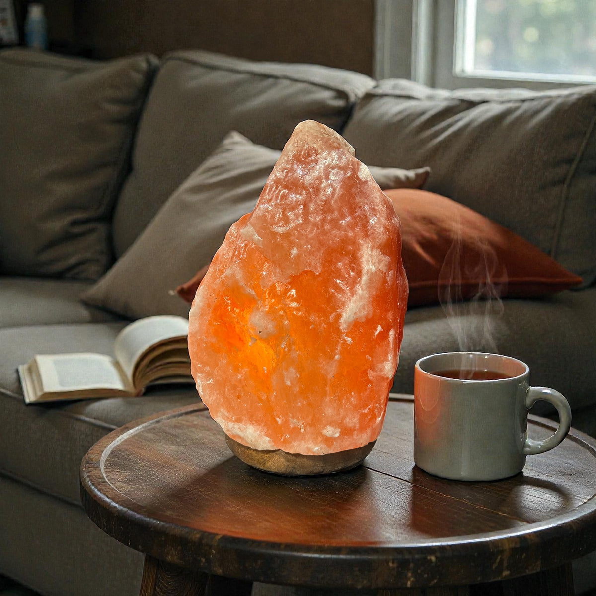 Himalayan Crystal Salt Lamp 20-21 Lbs