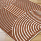 Deron Brown Washable Area Rug