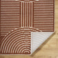 Deron Brown Washable Area Rug
