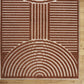 Deron Brown Washable Area Rug
