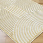 Deron Mustard Washable Area Rug