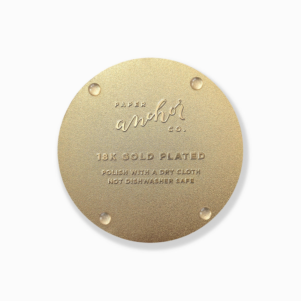 Vibrant Rosa Gold Drink Coasters