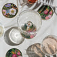 Tropical Floral Gold Drink Coasters