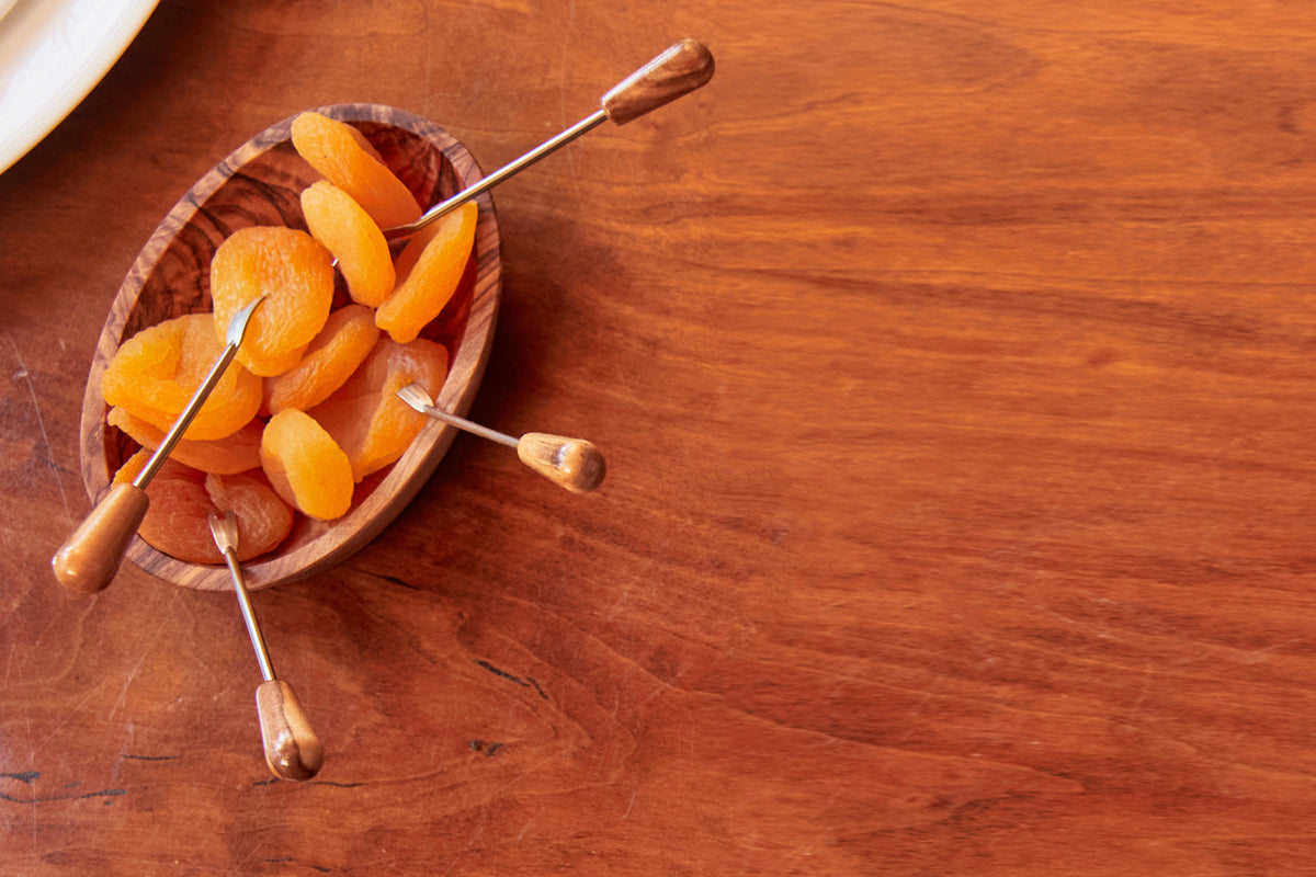Italian Olivewood Aperitivo Set