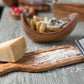 Italian Olivewood Parmesan Cheese Grater - Flat
