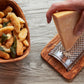 Italian Olivewood Parmesan Cheese Grater - Flat