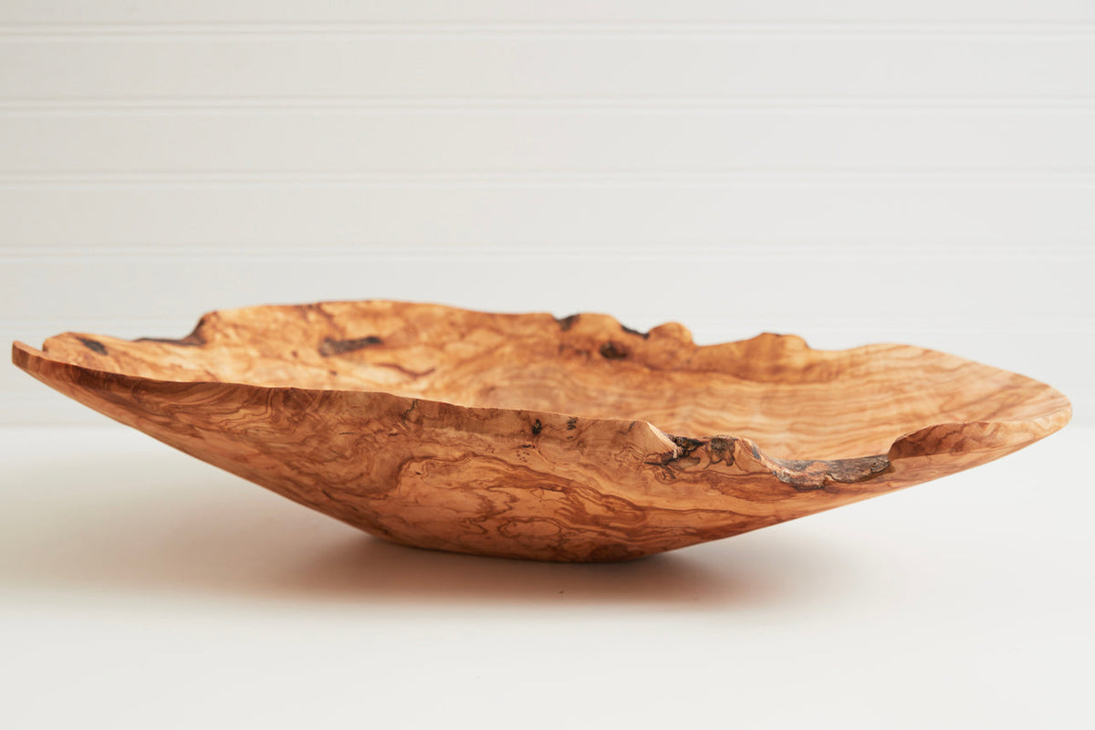 Italian Olivewood Root Salad Bowl