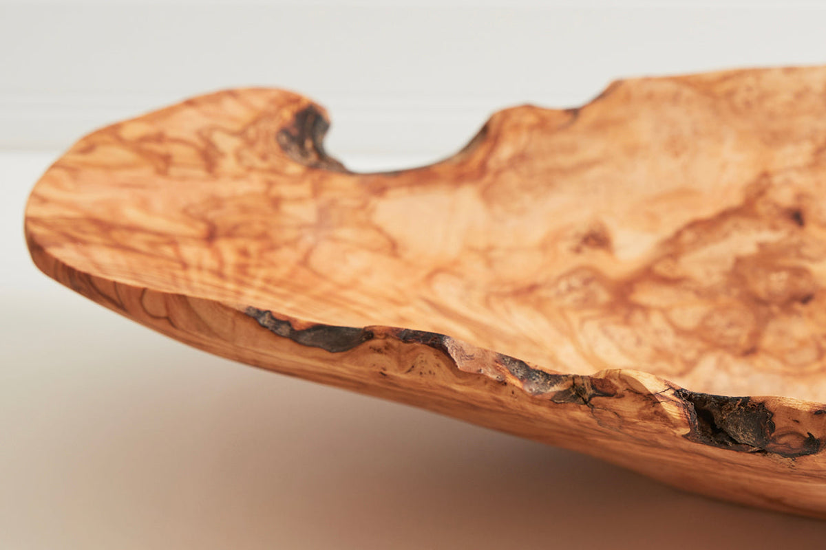 Italian Olivewood Root Salad Bowl