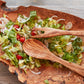 Italian Olivewood Root Salad Bowl