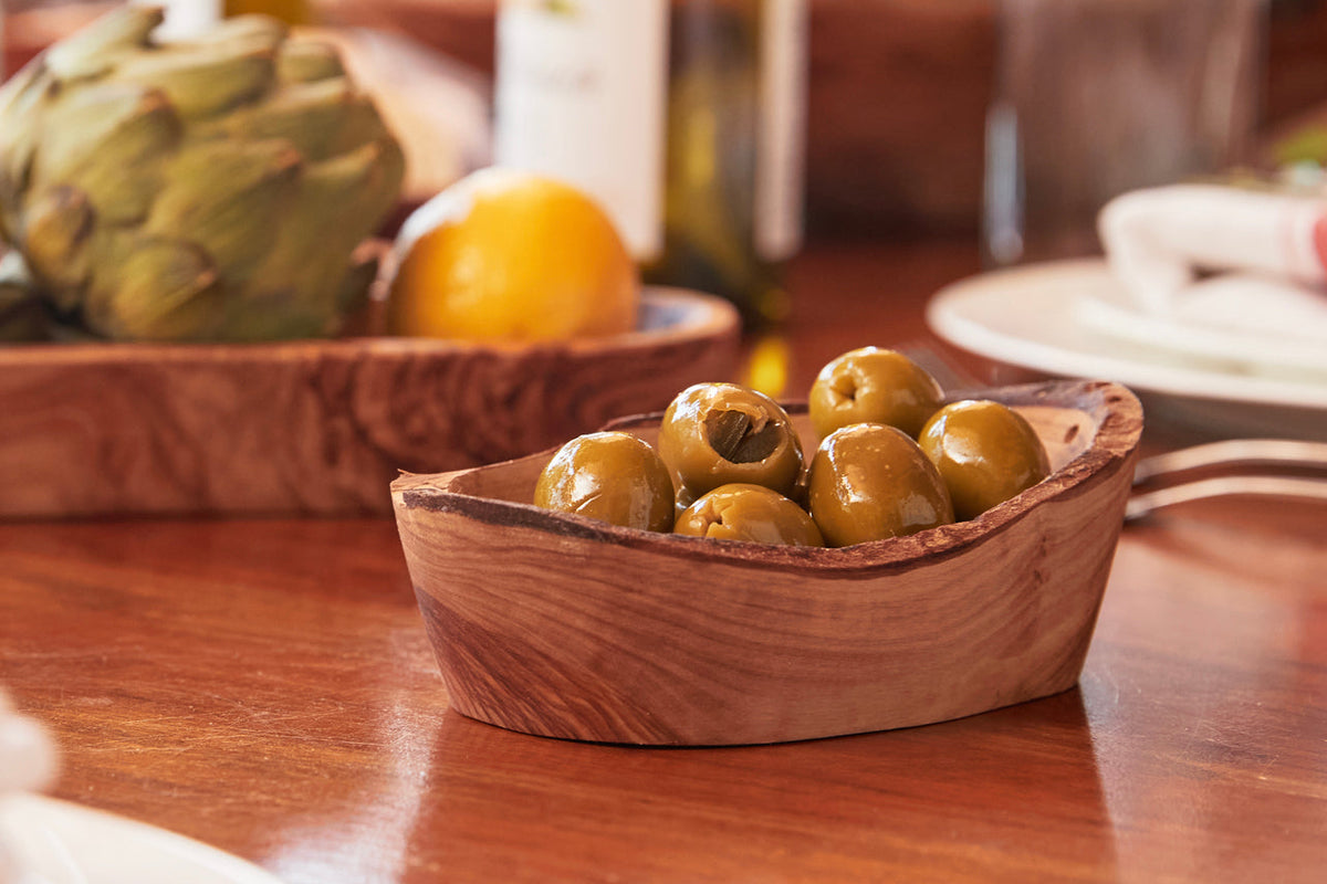 Italian Olivewood Serving Bowl