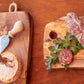 Italian Olivewood Charcuterie Board - Rope Handle