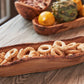 Italian Olivewood Boat Bowl with Live Edge