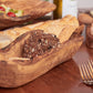 Italian Olivewood Boat Bowl with Live Edge