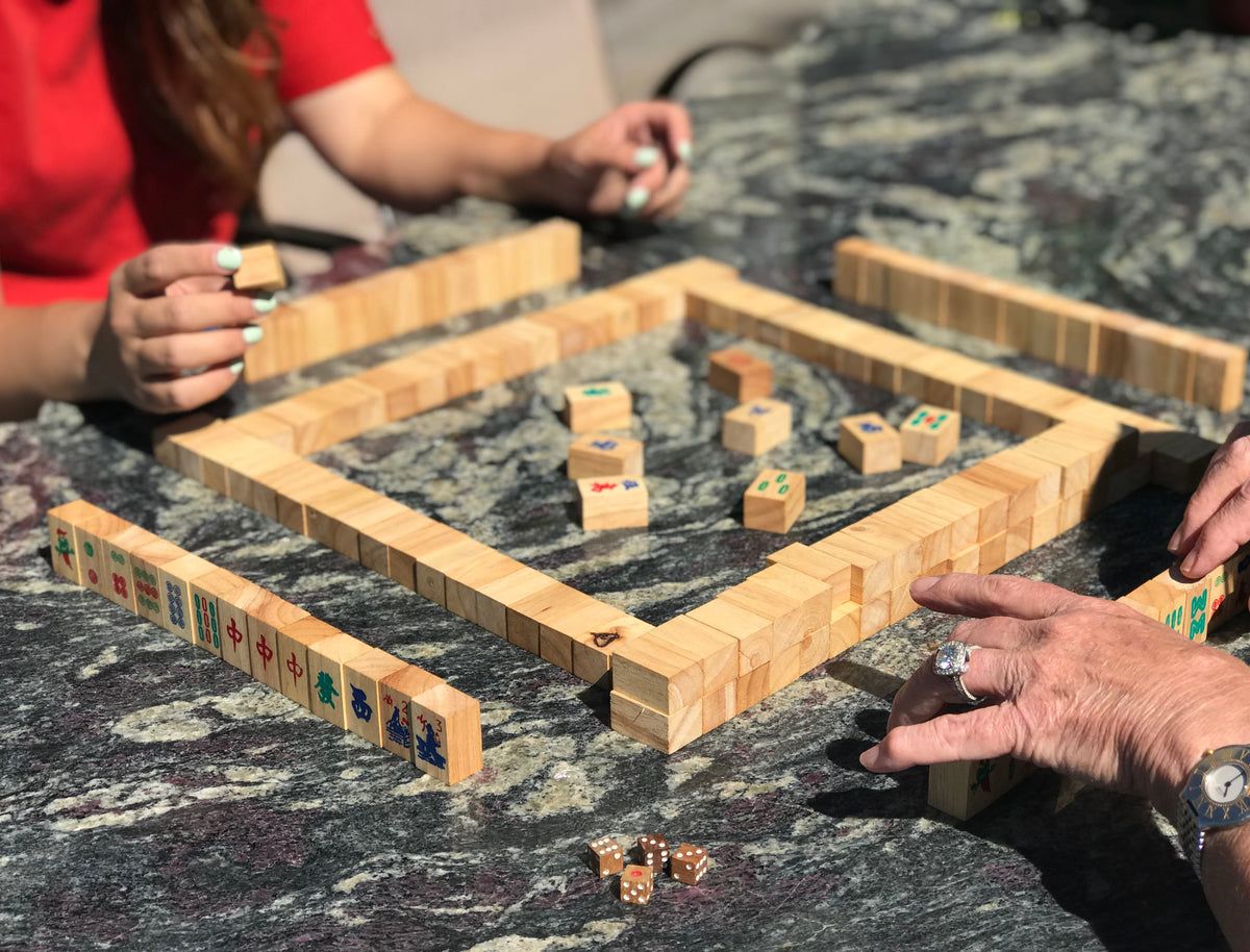 MahJong - Mangowood Game Set