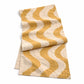 Hand-Printed Table Runner | Organic Cotton Linen - Golden Rays