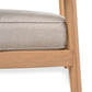 Mallorca Acacia Wood Club Chair with Seat Cushion - Outdoor