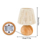 Set of 2 Woven Cotton Rope Table Lamp