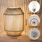 Set of 2 Woven Lamp shade Table Lamps