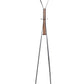Reclaimed Wood and Metal Freestanding Coat Rack with Hooks - Natural