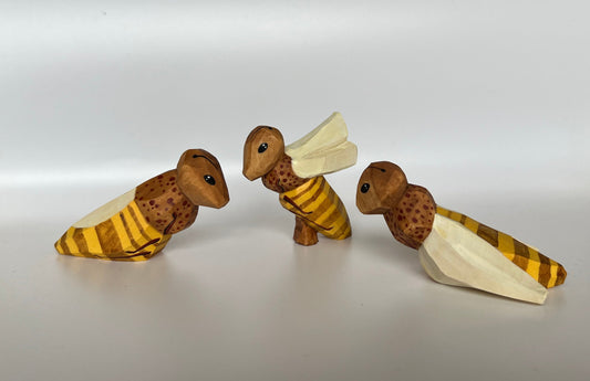 Wooden Bees Toy Set