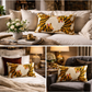 Bengali Silk Velvet Ikat Throw Pillow Cover, 16 x 24