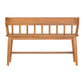 Bramley Outdoor Acacia Wood Bench with Natural Teak Finish