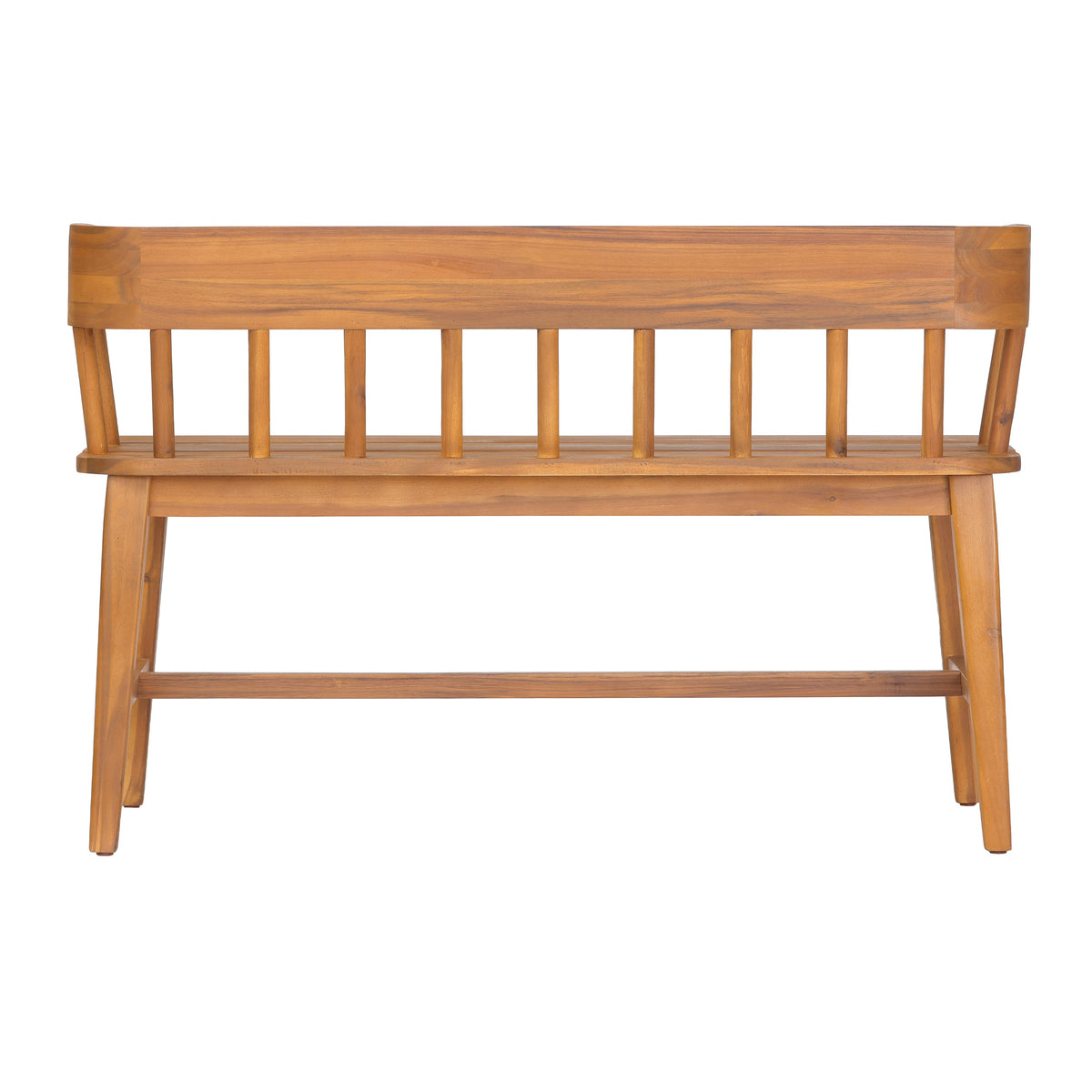 Bramley Outdoor Acacia Wood Bench with Natural Teak Finish