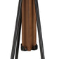 Reclaimed Wood and Metal Freestanding Coat Rack with Hooks - Natural