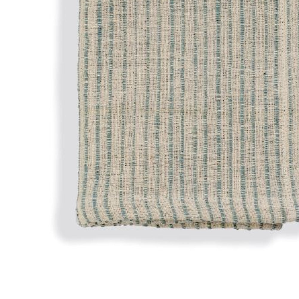Handwoven Organic Cotton Napkins, Set of 2 | 20" × 20" | Fair Trade | On Track