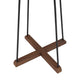 Reclaimed Wood and Metal Freestanding Coat Rack with Hooks - Natural