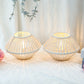 Set of 2 Woven Cotton Rope Table Lamps