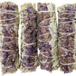 Bholi Sage Plus Sage Smudge Kit for Cleansing Negative Energy Lavender with White Sage Smudge Sticks Pack of 4
