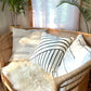 Organic Lines White Sadza Pillow