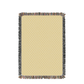Yellow Scallop Jacquard Woven Throw