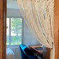 Boho Macrame Textured Cotton Window Curtain