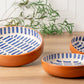Moroccan Nesting Dish Set - Blue Stripe