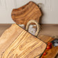 Italian Olivewood Charcuterie Board - Rope Handle