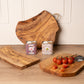 Italian Olivewood Charcuterie Board - Rope Handle