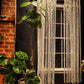 Boho Macrame Textured Cotton Window Curtain