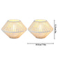 Set of 2 Woven Cotton Rope Table Lamps
