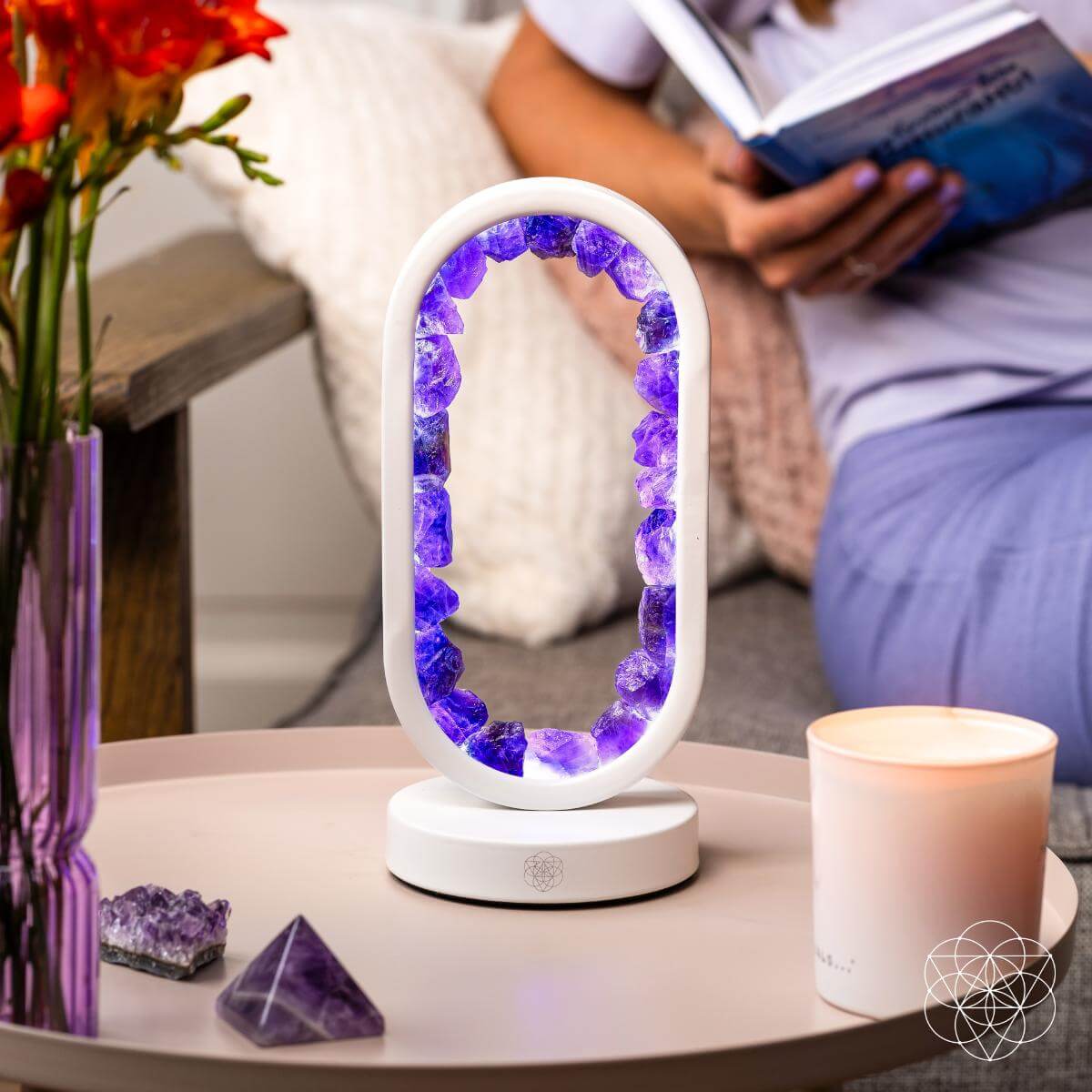 Portal to Peace - Amethyst Lamp