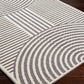 Deron Gray Rainbow Washable Rug