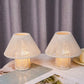 Set of 2 Woven Cotton Rope LED Cordless Table Lamp