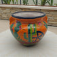 Talavera Cactus Planter | Hand-Painted Desert Pot