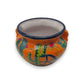 Talavera Cactus Planter | Hand-Painted Desert Pot