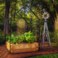 Cedar Raised Garden Bed with Greenhouse Cover