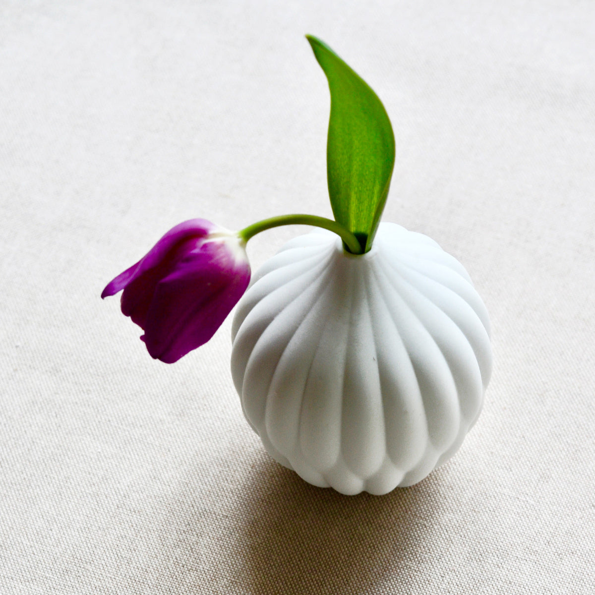 Textured Porcelain Vases Set of 3