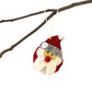 Global Groove Hand Felted Santa Ornament